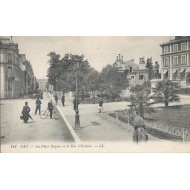 Pau - La Place Duplaa et la rue d'Orlèan